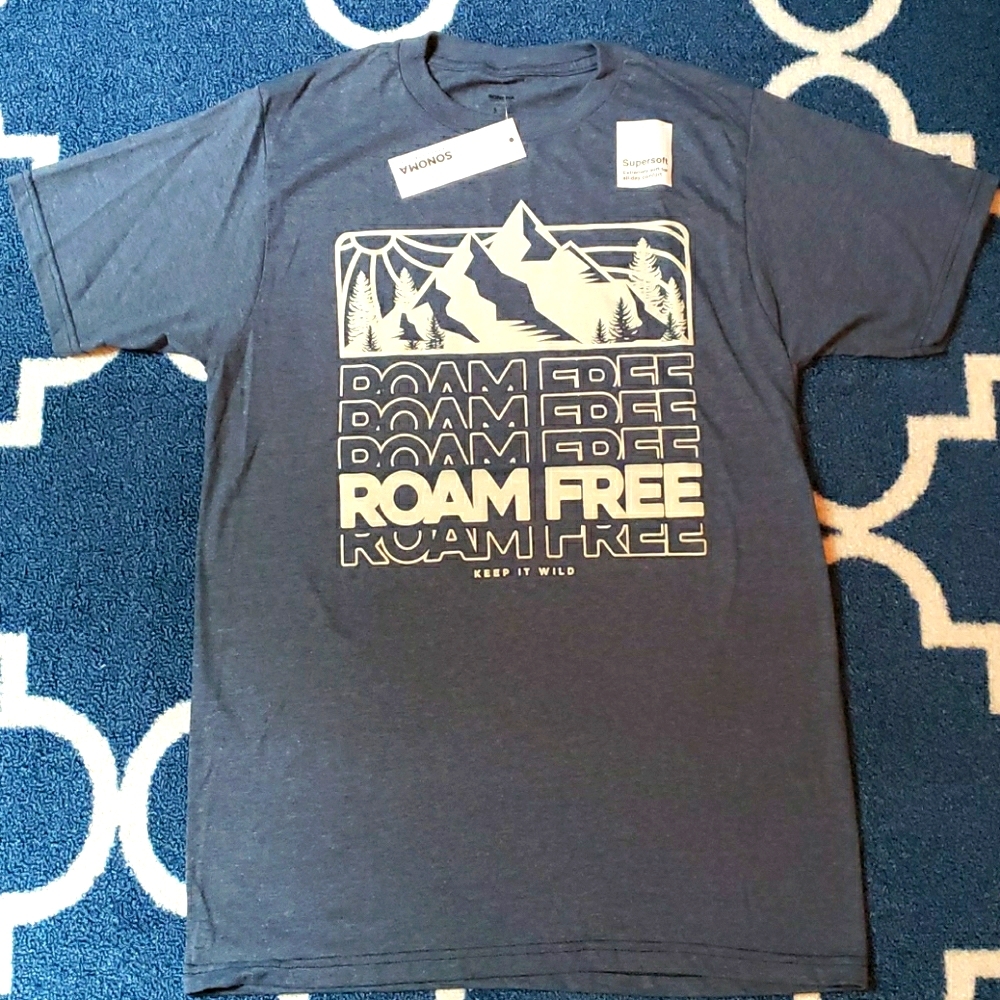 NWT MEN'S GRAPHIC TEE TSHIRT SMALL s SUPER SOFT